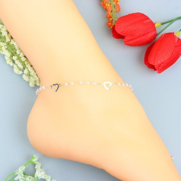 "Handmade Anklet – A Stylish Choice for Women, Thoughtful Gift Idea, EVCH1718 - Picture 3 of 10